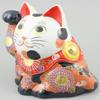 (Aito) Kutani Ware A-0104 Side Sitting Maneki Neko Mori, No. 5 view 2