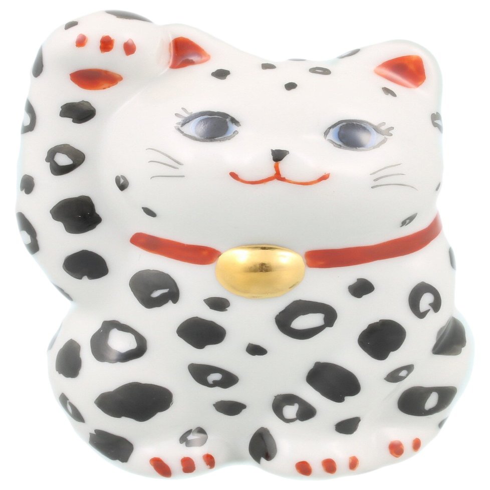 (Aito) Kutani Ware A-0094 Maneki Neko No. 3.3 Leopard