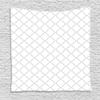 Ambesonne Grey Tapestry, Simple Monochrome Patterns Geometric Linked Forms on Plain Background Modern, Wall Hanging for Bedroom Living Room Dorm Decor, 60" X 80", White Gray view 1