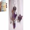 Free 20 Page Booklet with Amethyst Star Spinning Merkaba Pendulum Sacred Geometry Platonic Solid Healing Genuine Gemstone Crystal Point Metaphysical Spiritual Chakra Balancing Divine Gift by V Jewels view 3