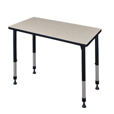 Regency Kee 42 x 30 in. Height Adjustable Classroom Activity Table- Maple