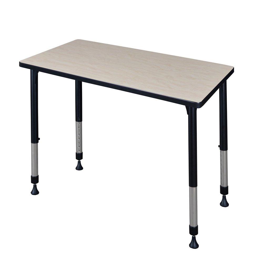 Regency Kee 42 x 30 in. Height Adjustable Classroom Activity Table- Maple