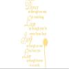 Dance Love Sing Live Wall Quotes Decal Removable Stickers Decor Vinyl Art Gold15'' X 23'' view 1