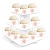 Andaz Press Blush Pink Gold Glitter Girl Baby Shower Party Collection, Cupcake Wrappers, 20-Pack view 2