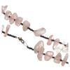 Holyart Medjugorje Rosary Beads with Transparent Pink Hard Stones. view 2