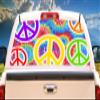 SignMission PeaceRear Window Graphic Back Truck Decal SUV View Thru Vinyl view 1