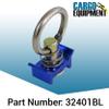 Cargo Equipment Corp. L-Track Single Stud Fitting with Round Ring view 2