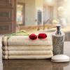 Monogrammed Gifts, Fingertip Towels, 11 x 18 Inches - Set of 4- Decorative Golden Brown Embroidered Towel - Extra Absorbent 100% Cotton- Personalized Gift- For Bathroom/ Kitchen- Initial N (Ivory) view 2