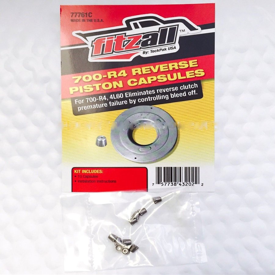 700R4 4L60 Transmission Reverse Piston Capsules Set by Fitzall C