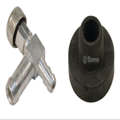 Stens 120-253 125-336 Fuel Tank Shutoff Valve And Rubber Bushing 104048; 104047