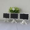 AKOAK 12 Pack Mini Rectangle White Frame Chalkboards with Support Easels for Message Board Signs, Weddings and Parties view 1