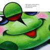 Amagical 2 Piece Cute Pattern Flannel Bathroom Mat Set (Bathroom Mat + Toilet Contour Rug) (Frog) view 4