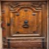 DoorPix 32x80 Inch 3D Door Mural Wrap Glossy Bubble Free Sticker Rustic Italian Single Panel Wood Door with Lions Head Door Knocker - Peel and Stick - Easy-to-Clean, Durable view 3