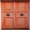 DoorPix 36x80 Inch 3D Door Mural Wrap Glossy Bubble Free Sticker Coral Ornate 6-Panel Double Door - Peel and Stick - Easy-to-Clean, Durable view 3