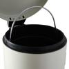 Axentia Cosmetic bin, Metal, Old White, 17 x 17 x 24.5 cm view 3