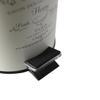 Axentia Cosmetic bin, Metal, Old White, 17 x 17 x 24.5 cm view 4