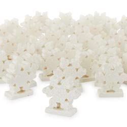 Factory Direct Craft Set of 36 Resin Christmas Wonderland Snowflake Table Favors for Holiday and Christmas