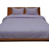 LaxLinen 500TC Super Soft Quality Egyptian Cotton 4PC Sheet Set 18" Inch Extra Deep Pocket Full Bed Size/Double Bed Size, Silver Grey Stripe 500-Thread Count view 1