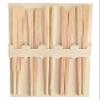 Aoba Chopsticks, Natural Wood, Japanese Chopsticks, Various Shapes, Cedar, 8.9 inches (22.5 cm) view 1