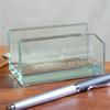 GiftsForYouNow Personalized Clear Glass Business Card Holder, 2" x 4" x 2.25" - Personalized with 2 Lines of Text for Name and Profession, Sturdy Glass, Sized for Display on Desk or Conference Table view 2