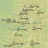 Washington 2000' Prominence Peaks Map 18x24 Poster (Natural Earth) view 2