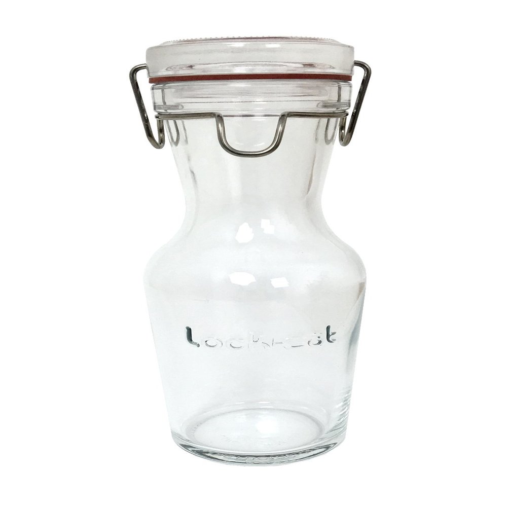 Aderia H-7570 Storage Container, Canister, Storage Bottle, Rock Eat, Drink Bottle, 16.9 fl oz (500 ml), Fruit Liquor Bottle, Glass Bottle, Plum Bottle, Mip Uyoki, Italy Sei