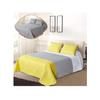 All American Collection Tri-Color Reversible Twin/Twin XL Oversized Bedspread and Pillow Sham Set | Mix and Match for New Looks! view 1