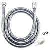 Klabb 59 Inch/150cm Stainless Steel Handheld Shower Hose, Flexible and Durable Replacement Hose with Brass Insert and Nut view 1