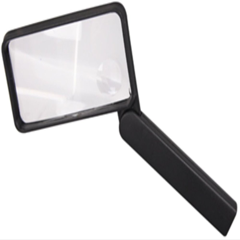 Fackelmann 60320 Loupe, Plastic, Black, 22.6 x 11.6 x 2 cm