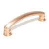 Century Hardware 29467-SRG Belvedere Pull 4 3/4" Satin Rose Gold view 1