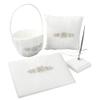 Sonya 4-Piece Wedding Accessories Set, Ivory view 1