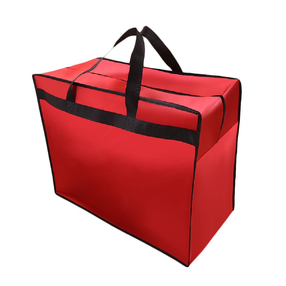 AliceHouse X-Large Breathable Wedding Gown Train Formal Dress Garment Bag Storage Carrying Suitcase Cover Bags FCZ010 Red