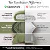 Southshore Fine Living, Inc. Oversized King Comforter, King Size Duvet Insert, Down Alternative Comforter, Bedding Set to Match Home Dcor, Sage Green view 4