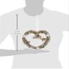 Nippon Vidayacom 1698JS Christmas Decoration, White Heart Wreath view 2