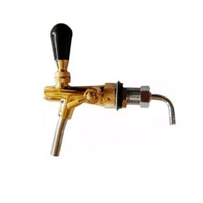 Adjustable Beer Tap Faucet with chrome Gold plating,Kegerator Draft Shank Tap