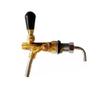 Adjustable Beer Tap Faucet with chrome Gold plating,Kegerator Draft Shank Tap view 1