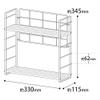 wahei freiz kitchen stand seasoning storage view 3