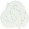24to3 Nishitomi Pottery Arita Ware Plate, Tajiyo Kiln Knot, Extra Large Plate, Plate, Diameter Approx. 12.2 inches (31 cm), Platinum, Christmas, New Year's Tableware, Made in Japan view 1