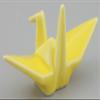 Arita Ware 465601 Misono Kitagawa Chopsticks Rest, Origami Crane, Yellow view 2