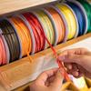 Heads Paper Raffia Ribbon, 0.2 inch (5 mm) Width x 164.4 ft (50 m) Roll, Emerald Heads PR-EM view 2