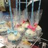 Heavy Duty - 40pcs 6 in x 7/32 Acrylic Sticks for Cake Pops or Candy Apple (Blue Swirl) view 3