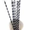 Heavy duty - 40pcs 6 in x 7/32 Acrylic Sticks For Cake Pops or Candy Apple (Black Swirl) view 1