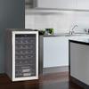 Smad Wine Fridge Freestanding, 28 Bottle Compressor Wine Cooler Refrigerator for Home with Digital Thermostat and Glass Door, Stainless Steel view 4