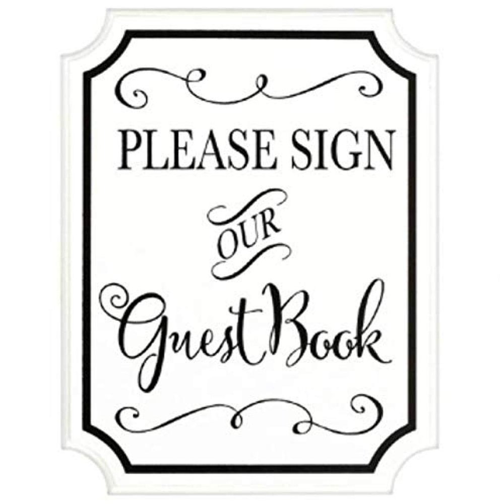 Guest Book Sign With Easel | Wedding and Engagement Party