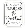 Guest Book Sign With Easel | Wedding and Engagement Party view 1