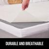 GORILLA GRIP Non Slip Mattress Gripper, Prevents Mattresses from Sliding and Holds Bed in Place, Pad Grips Beds, Sofa, Couch, Chair Cushions and Helps Keep Topper from Slipping, Easy Trim Pads Twin XL view 3