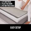 GORILLA GRIP Non Slip Mattress Gripper, Prevents Mattresses from Sliding and Holds Bed in Place, Pad Grips Beds, Sofa, Couch, Chair Cushions and Helps Keep Topper from Slipping, Easy Trim Pads Twin XL view 4