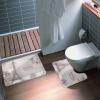 Amagical Paris Eiffel Tower Mat Set Toilet Mat Set Non Slip Bathroom Carpet Rug (4) view 1
