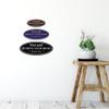 All Quality Oval Please Remove Your Shoes Thank You Sign - Durable Material | Easy Installation | Help Keep Floors Clean - Blue/Gold - Small (1 Pack) view 3