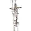 Venerare Catholic Crystal Wedding Rosary (Silver-Tone) view 3